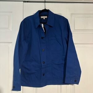 J. Crew Men's Vibrant Blue Shirt Jacket